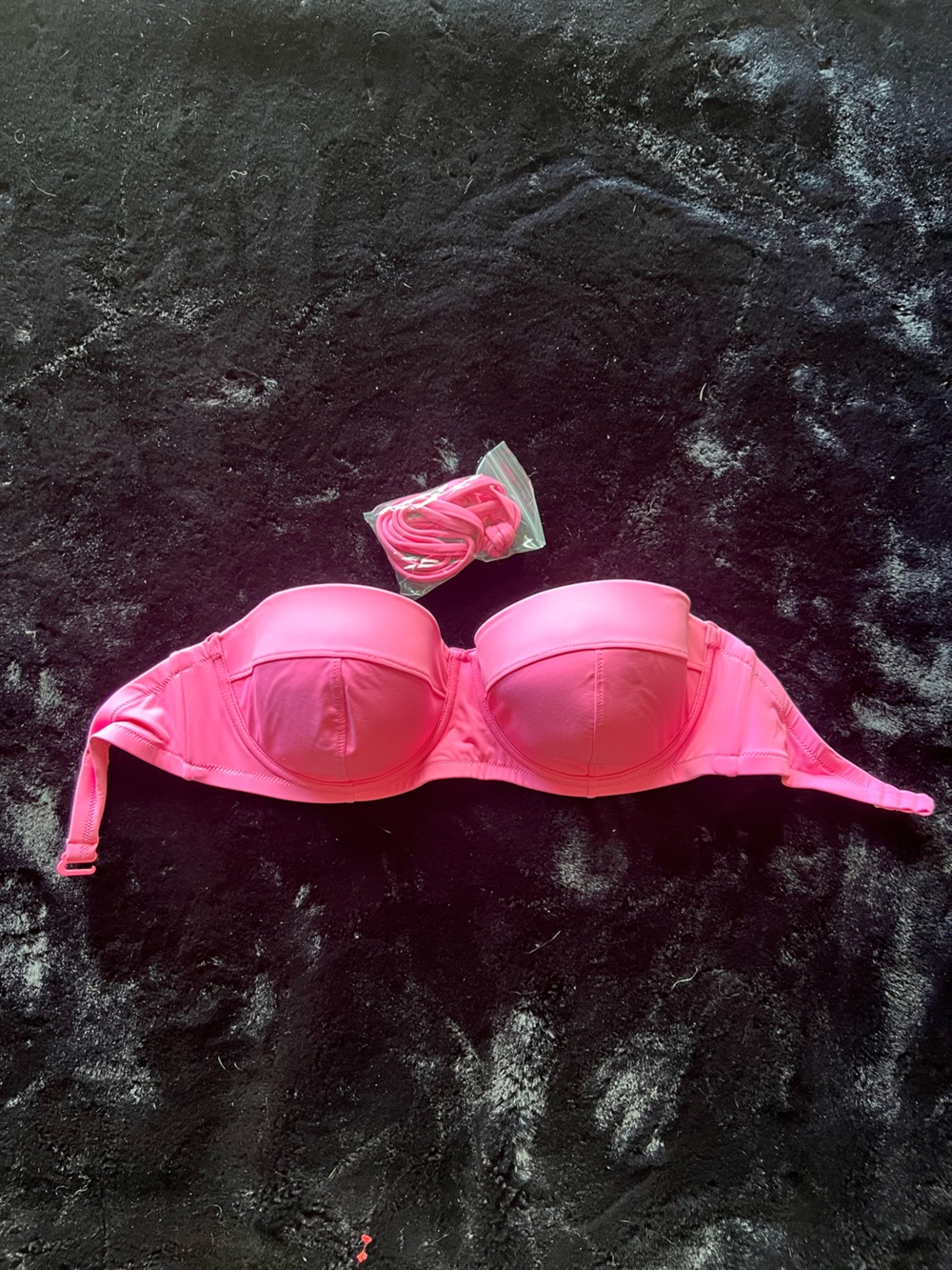 J. Crew Bright Pink Bikini Top